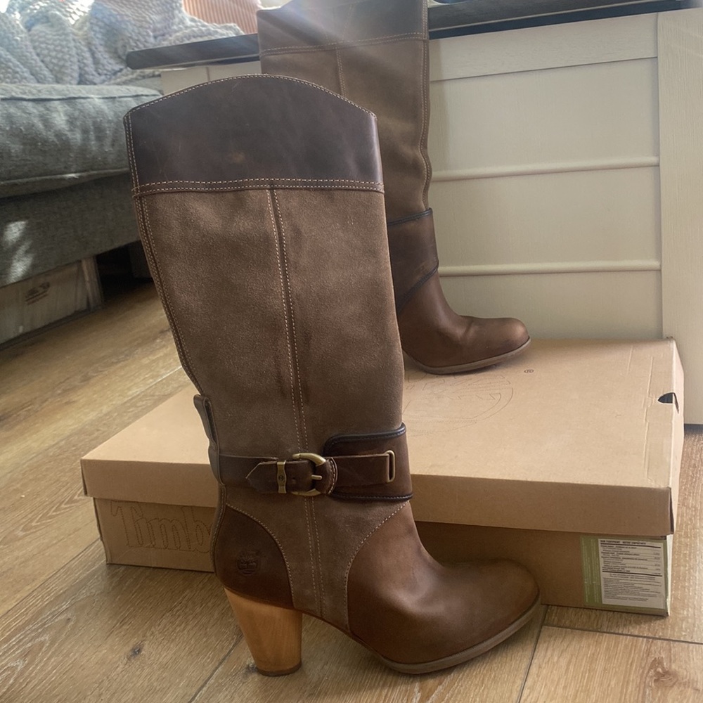 Timberland Earthkeepers Nevali Tall Taupe Boots